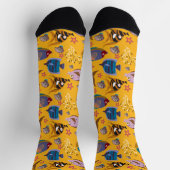 水中競技動物パターン |海水中ライフ6 ソックス (上部)