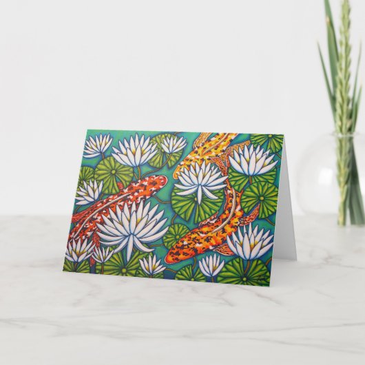 水中競技宝石グリーティングカードバイリサロレンツ シーズンカード (正面)