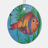 水中競技寿命 セラミックオーナメント (左)