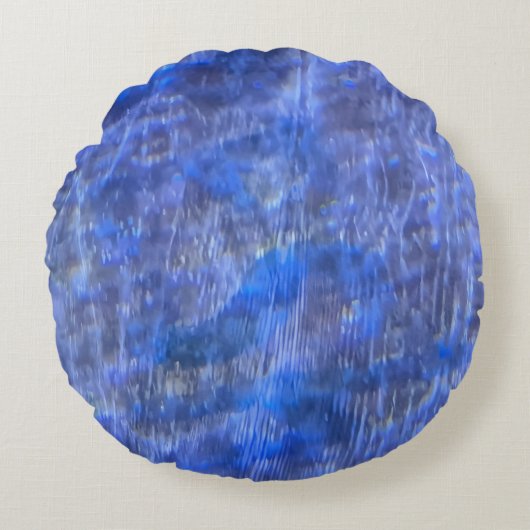 水中競技岩模様 ラウンドクッション (正面)