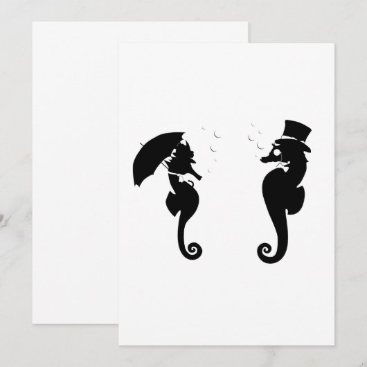 水中競技招待状 招待状 (正面/裏面)