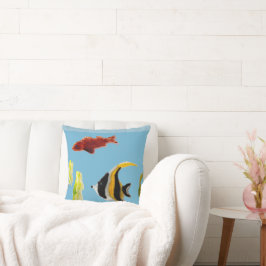 水中競技美術魚 クッション