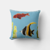 水中競技美術魚 クッション (正面)