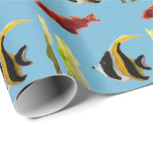 水中競技美術魚 ラッピングペーパー (ロールコーナー)