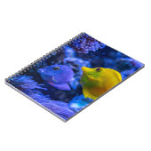 水中競技航海の写真海洋動物写真 ノートブック (左側)