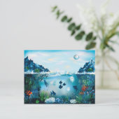 水中競技風景 ポストカード (スタンド正面)