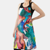 水中競技魚セット。中の紅海と珍しい魚 エプロン (インサイチュ)