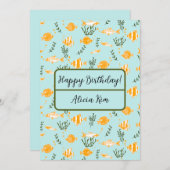 水中競技魚類型デザイン シーズンカード (正面/裏面)