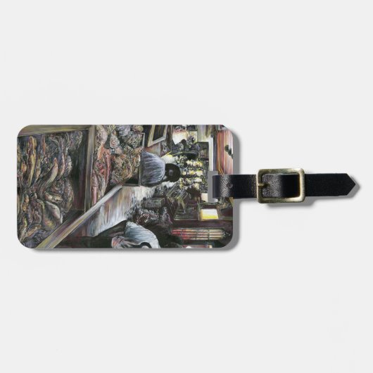 水中競技，エルサレム，砂漠の風とキスをした ラゲッジタグ (正面横)