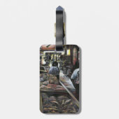 水中競技，エルサレム，砂漠の風とキスをした ラゲッジタグ (裏面縦)