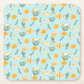 水中競技 スクエアペーパーコースター (正面)