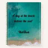 水中競技:ビーチの一日が魂を回復する！ ノートブック (正面)