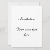 水中素晴らしのファンタジーに生息するクラゲ 招待状 (裏面)