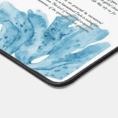 水中絵を描手ウミガメ デスクマット (コーナー)