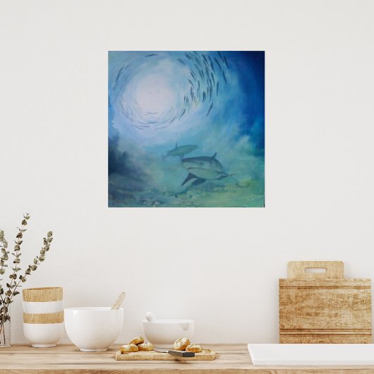 水中絵画の ポスター (キッチン)