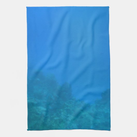 水中背景シーン キッチンタオル (縦)