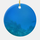 水中背景シーン セラミックオーナメント (裏面)