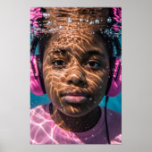 水中自閉症ガールセンチュリージャーニー認識度 ポスター (正面)