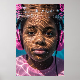 水中自閉症ガールセンチュリージャーニー認識度 ポスター