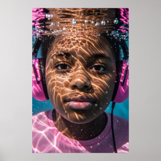 水中自閉症ガールセンチュリージャーニー認識度 ポスター (正面)