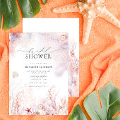 水中航海の |シーサイドブライダルシャワー 招待状