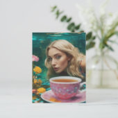 水中茶 ポストカード (スタンド正面)