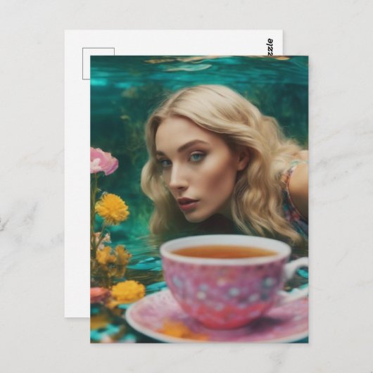 水中茶 ポストカード (正面/裏面)