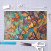 水中蝶、浮き（昆虫）オオカバマダラ、モナーク 薄葉紙 (クラフト)