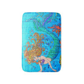 水中赤毛の人魚 バスマット (正面縦)