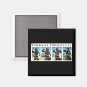 水中通信用磁石 マグネット (正面/裏面)