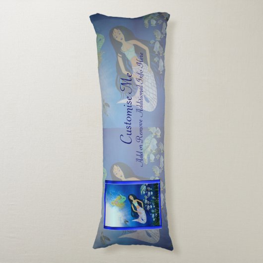 水中遊（人魚） ボディピロー (正面縦)