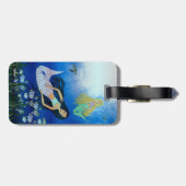 水中遊（人魚） ラゲッジタグ (裏面横)