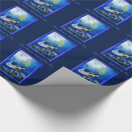 水中遊（人魚） ラッピングペーパー (角)