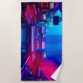 水中音楽スタジオ ビーチタオル (正面)