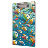 水中魚カラフルアート クリップボード (左)