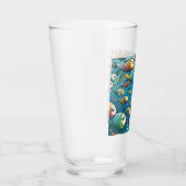 水中魚カラフルアート タンブラーグラス (右)