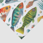 水中魚カラフルアート 薄葉紙 (詳細)