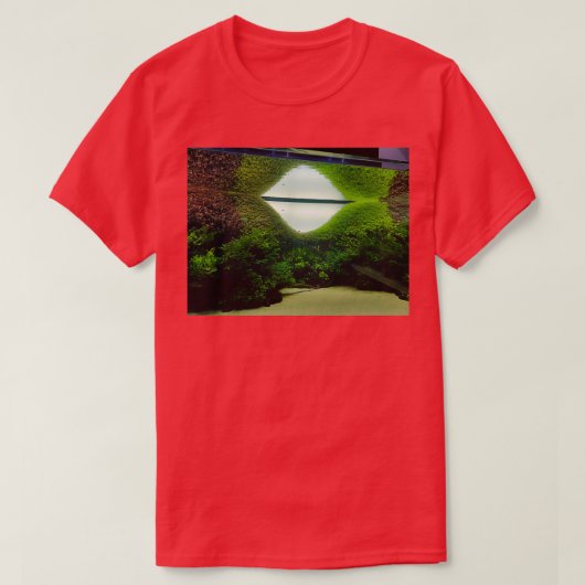 水中魚囲クラシックいTシャツ Tシャツ (デザイン正面)