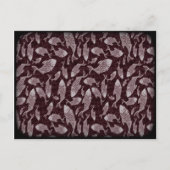 水中魚柄 ポストカード (正面)