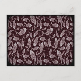 水中魚柄 ポストカード