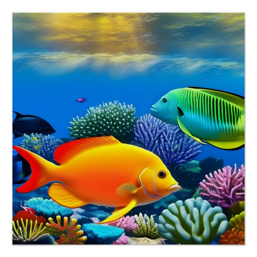 水中魚礁 ポスター (正面)