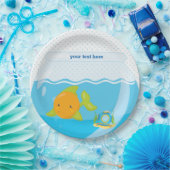 水中魚 ペーパープレート (パーティー)