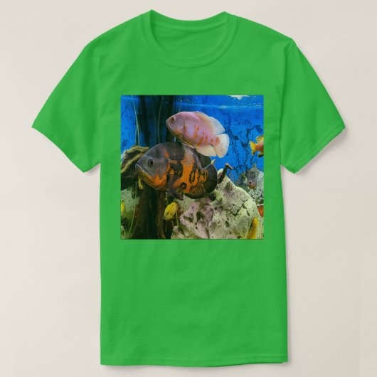 水中魚 Tシャツ (デザイン正面)