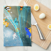 水中1キッチンタオル キッチンタオル (四つ折り)