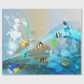 水中1ラッピング紙 ラッピングペーパー (フラット)