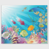 水中2ラッピング紙 ラッピングペーパー (フラット)