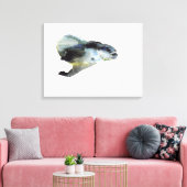 水中2 キャンバスプリント (インサイチュ (リビング))