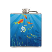 水中3フラッ包まれたク フラスク (裏面)