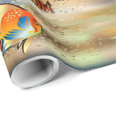 水中4ラッピング紙 ラッピングペーパー (ロールコーナー)