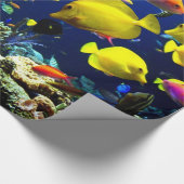 水中5-6画像オプションのラッピング紙 ラッピングペーパー (コーナー)